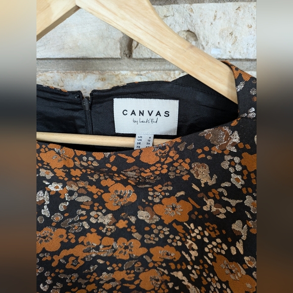 Land's End Canvas women's long sleeve dress size 8 - Picture 2 of 5